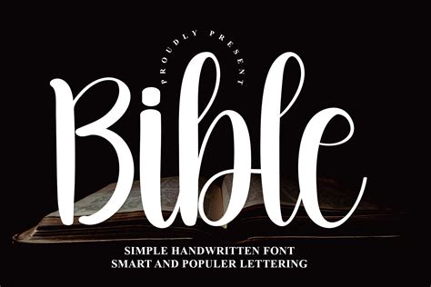 Bible Font by K_IN Studio · Creative Fabrica