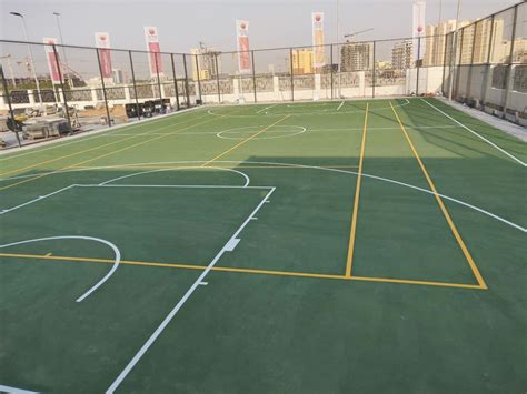 NEW AMERICAN SCHOOL IN DUBAI – MULTIPURPOSE COURT | Bin Sabt Sports ...