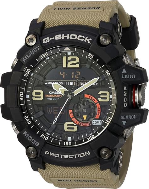 Casio 2018 GG1000-1A5 Montre G-Shock Mudmaster Twin Sensor: Amazon.ca ...