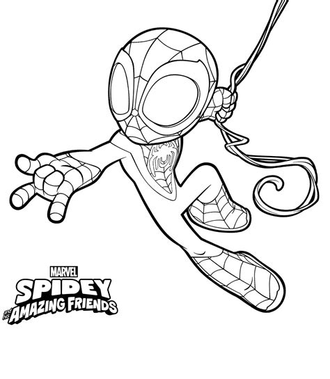 Spidey And His Amazing Friends Coloring Pages Coloringpage – NBKomputer