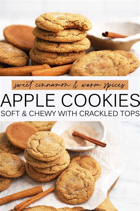 Chewy Cinnamon Apple Cookies Recipe - An Edible Mosaic™