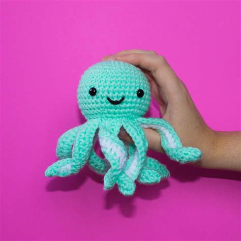 Free Crochet Pattern for Mini Octopus - thefriendlyredfox.com