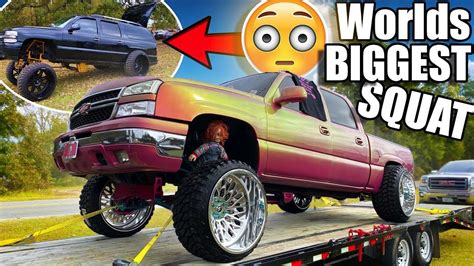 World’s TALLEST Squatted truck * 26 INCH LIFT KIT * Silverado on 26x16 ...