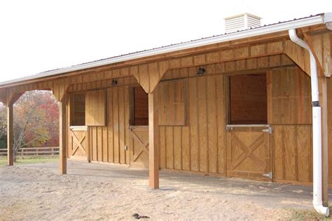 The perfect 3 horse stall barn that is perfect for small properties🎉🎉😍 ...