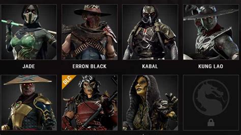 All mortal kombat 11 characters - panelchlist