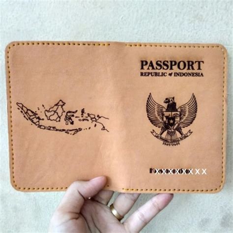 Jual Passport Cover Custome Leather Vegtan Dua Sisi - Kota Yogyakarta ...