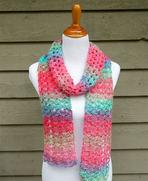 Island Lace Crochet Scarf (Free Pattern) | AllFreeCrochet.com