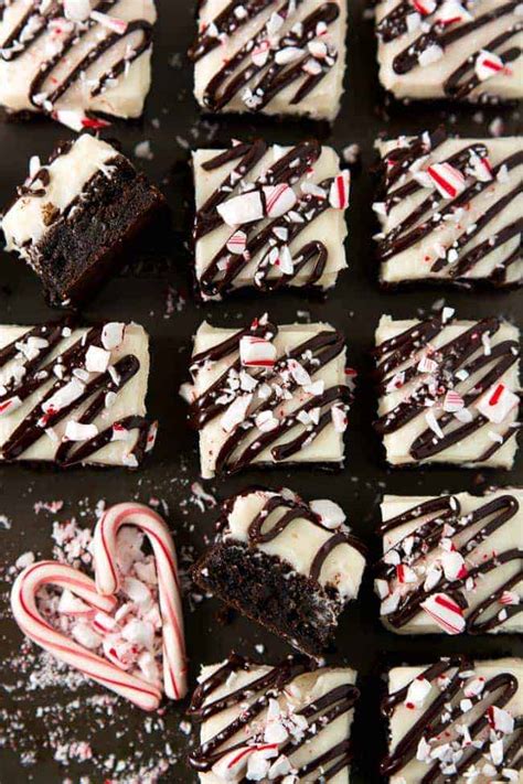 Peppermint Brownies {Perfect For Christmas} - Spend With Pennies