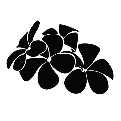 Plumeria Silhouette