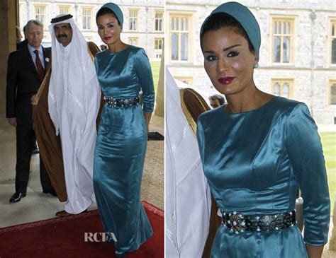 Sheikha Mozah Bint Nasser Al Missned In Ralph & Russo - Diamond Jubilee ...