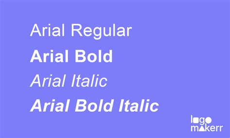 Why is Arial Font the Go-to Choice for Graphic Designers? - Logomakerr ...