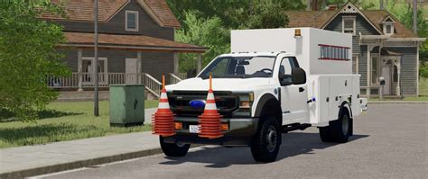 2022 Ford F600 Service Truck V1.0.0.0 - FS25 / FS22 Mod