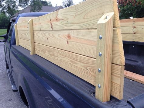 Pickup Truck Sideboards/Stake Sides - Ford Super Duty : 4 Steps (with ...