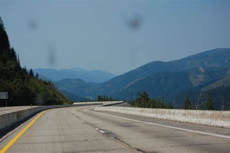 Idaho-Montana border | Descending from Lookout Pass | Daniel T Jones ...