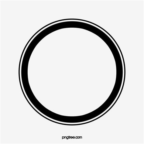 Black Circles Circular PNG and PSD