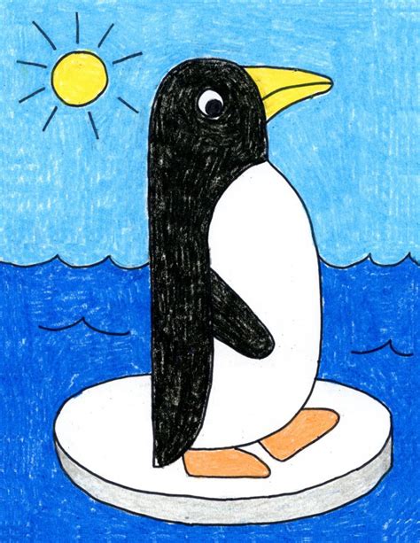 How To Draw A Penguin Very Easy / Follow along with our narrated step ...