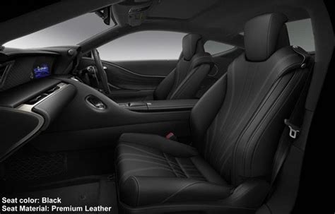 NewLexus LC500 Interior picture, Inside view photo and Seats image