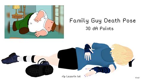 [MMD P2U] Family Guy Death Pose [30 points] by AdriMMD on DeviantArt