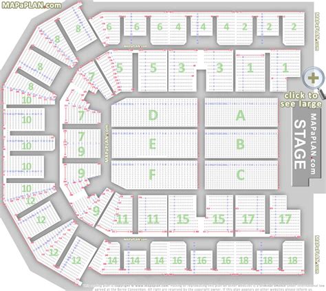 Liverpool Echo Arena seat numbers detailed seating plan - MapaPlan.com