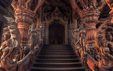 architecture, Interiors, Staircase, HDR, India, Religions, Sculpture ...