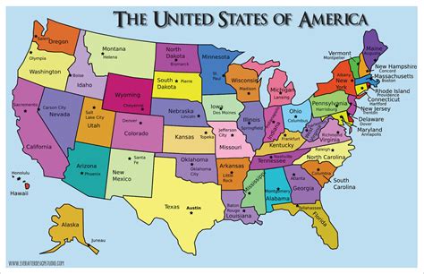 United States of America : States & Capitals | Know-It-All