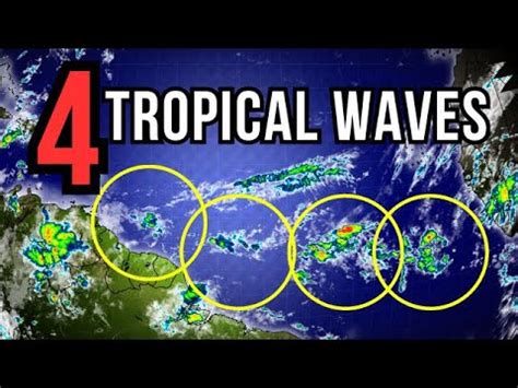 Tracking 4 Tropical Waves in the Atlantic... - YouTube