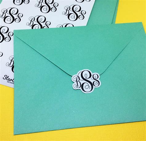 Personalized Stickers Envelope Seals Letter stickers | Etsy