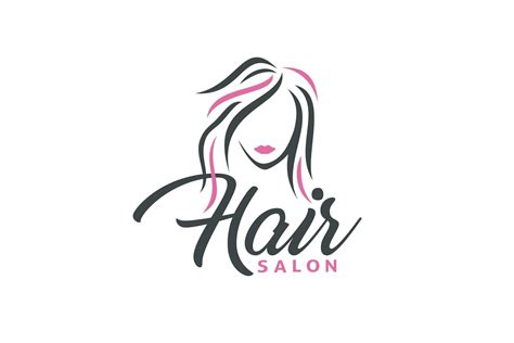 Illustration Hair for Salon Logo