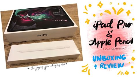 iPad Pro & Apple Pencil 2nd Gen UNBOXING + Review - YouTube