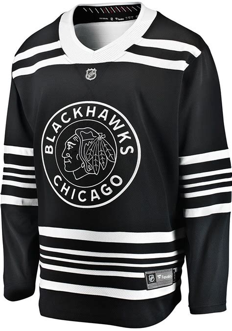 Chicago Blackhawks 2019 Alternate Breakaway - Black | Hockey jersey ...