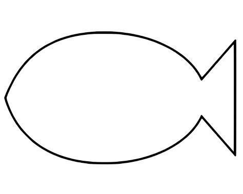 Outline Of A Fish | Free download on ClipArtMag