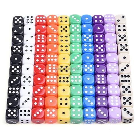 New Design Polyhedral Colored Dice For Game - Buy White Dice,Colored ...