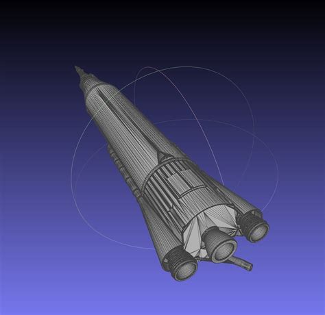 Mercury Atlas LV-3B Printable Rocket Model 3D model 3D printable | CGTrader