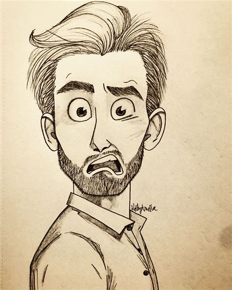 Man sketch | Cartoon sketches, Cartoon characters sketch, Drawing ...