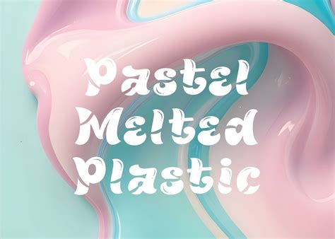 20 Pastel Melted Plastic Graphic by UniqueMe · Creative Fabrica