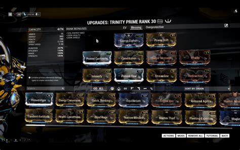 Trinity Blessing Build. Trinity Prime Build. Warframe Trinity Build.