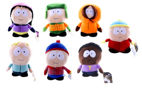 NEW OFFICIAL 10 SOUTH PARK PLUSH SOFT TOYS CARTMAN KENNY KYLE STAN SOFT ...