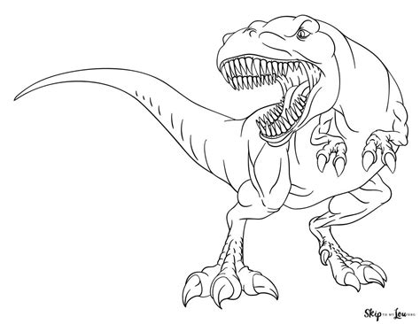 Cartoon T Rex Coloring Pages Enjoy Coloring Dinosaur Coloring Pages ...