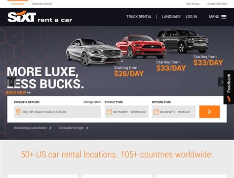 Sixt Rent A Car Coupons & Discount Codes