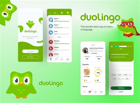 Duolingo Redesign Concept App by Naufal Ahmad | Duolingo, Duolingo app, App