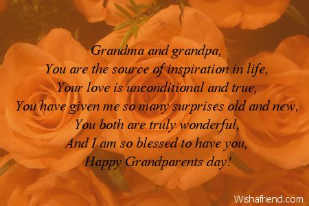 Poems For Grandparents Day