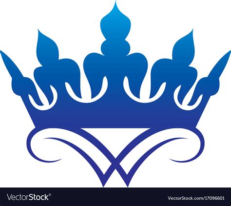 Crown logo Royalty Free Vector Image - VectorStock