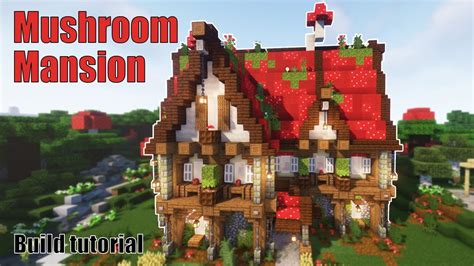 Minecraft Mushroom Mansion | How to Build a Mushroom Manor House - YouTube