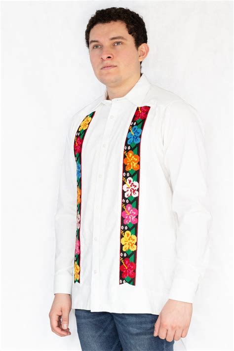 Guayabera Típica Tabasqueña - Tropical – HeyMexico | Mexican shirts for ...