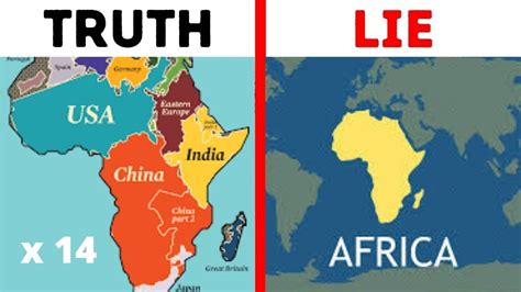 The True Size of Africa | Why Africa's Map Is Drawn Wrong Relative To ...