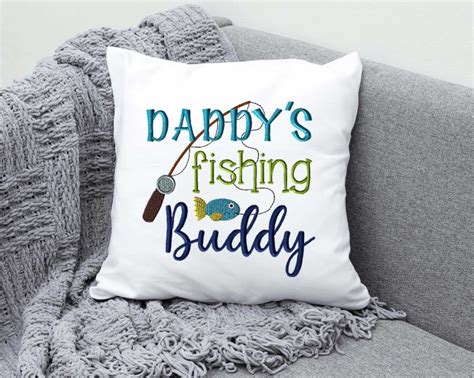 Daddy's Fishing Buddy #1514 - Embroidery Village LLC