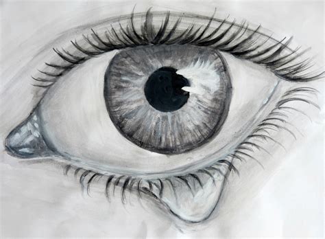 Drawings Of Crying Eyes - Eye Pencil Drawing at PaintingValley.com ...