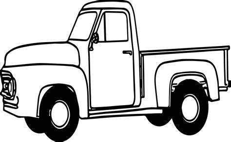 Pickup Truck Drawing | Free download on ClipArtMag