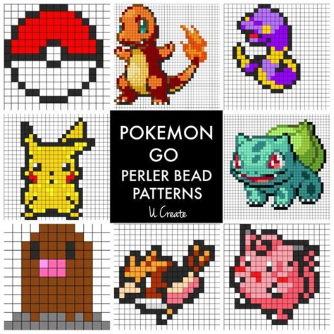 Pokemon Go Perler Bead Patterns | Perler beads, Hama beads patterns ...