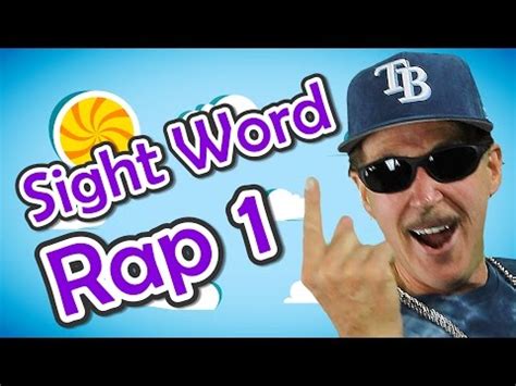 Sight Word Rap 1 | Sight Words | High Frequency Words | Jump Out Words ...